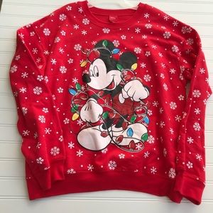NEW Disney Mickey Mouse Light Up Christmas Sweater